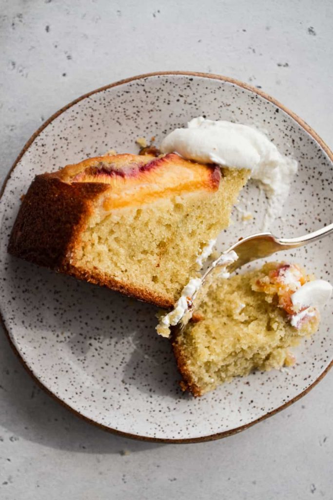 Peach Olive Oil Cake