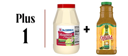 Mayonesa plus Cholula Green Pepper 