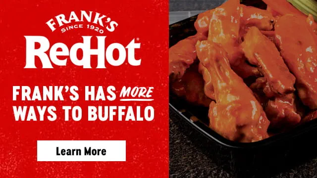 IF IT’S NOT FRANK’S, IT’S NOT BUFFALO.
