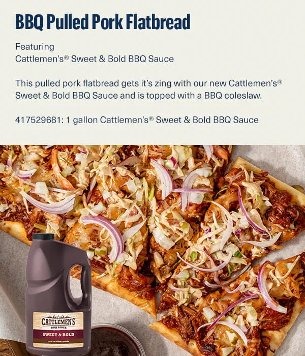 BBQ Pulled Pork Flatbread