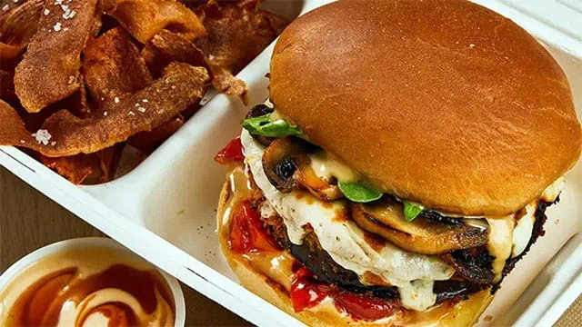 Eggplant Burger Eggplant Burger