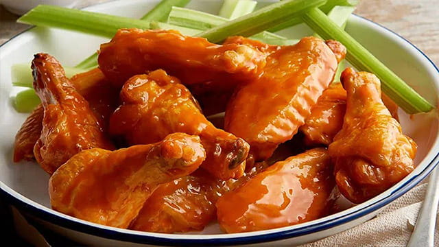 SPICY TANGY CAROLINA BBQ WINGS