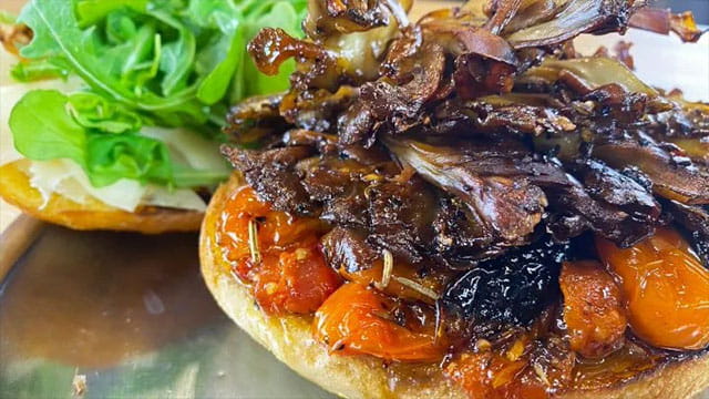 Maitake Steak Sandwich