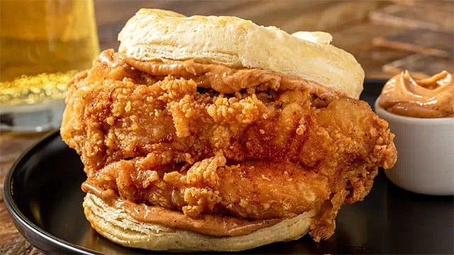 Sweet & Bold BBQ Buttermilk Fried Chicken Biscuit