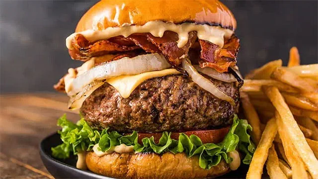 Brown Sugar Bourbon Seasoned Bar-B-Q Burger Brown Sugar Bourbon Seasoned Bar-B-Q Burger