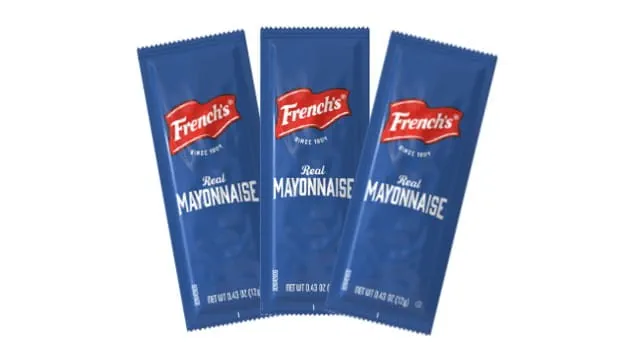 French's Real Mayonnaise Single Serve Packet French's Real Mayonnaise Single Serve Packet