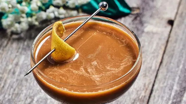 Chicory Coffee and Elderflower Mocktail chicory coffee and elderflower mocktail