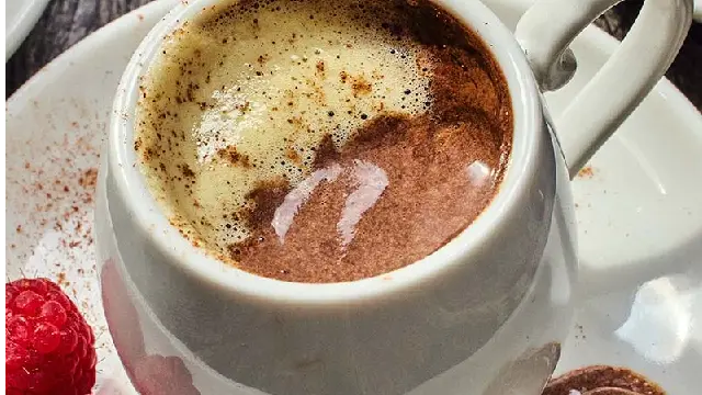 dark chocolate pots de creme with whiskey sabayon