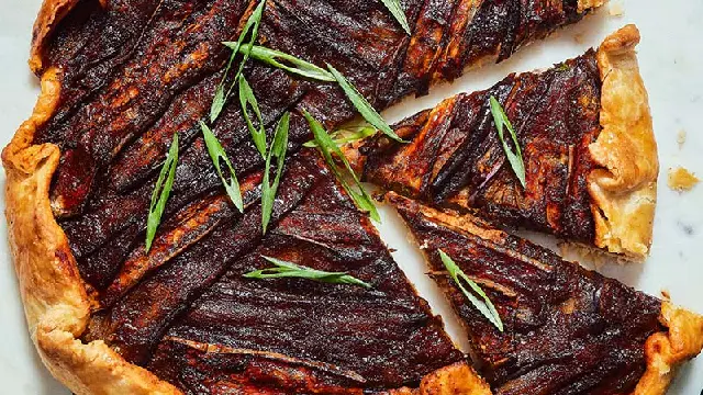 gochujang eggplant galette