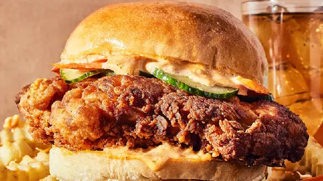 Vietnamese Cajun Fried Chicken Sandwich