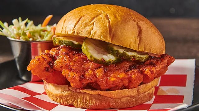 nashville hot chicken sandwich
