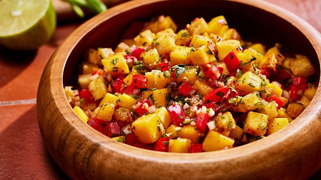 Tamarind & Pasilla Mango Pineapple Salsa