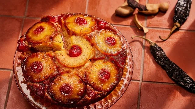 Tamarind & Pasilla Pineapple Upside Down Cake Tamarind & Pasilla Pineapple Upside Down Cake