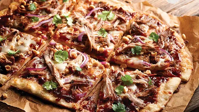 Classic BBQ Pulled Pork Flatbread Classic BBQ Pulled Pork Flatbread