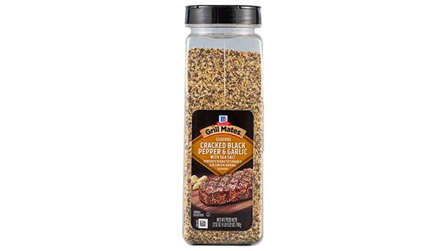 Grill Mates® Cracked Black Pepper & Garlic with Sea Salt Grill Mates® Cracked Black Pepper & Garlic with Sea Salt