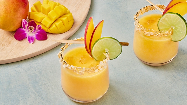 Mango Sticky Rice Coconut Punch
