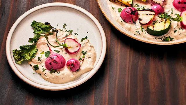 Smoky Anchovy Dip with Charred Radishes Smoky Anchovy Dip with Charred Radishes