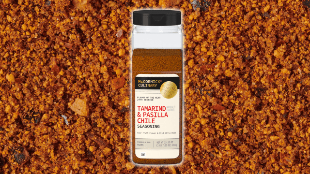 tamarind pasilla chile seasoning on a mountain of spices