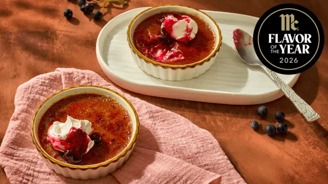 Black Currant Crème Brûleé Black Currant Crème Brûleé