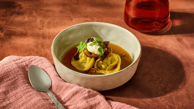 Cappelletti in Savory Mushroom Broth Cappelletti in Savory Mushroom Broth