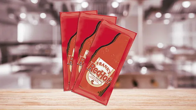 Frank's RedHot® Original Cayenne Pepper Sauce Packets FRANK'S® REDHOT® ORIGINAL CAYENNE PEPPER SAUCE PKT
