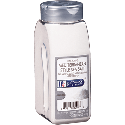 McCormick Culinary Sea Salt Mediterranean Fine Grind