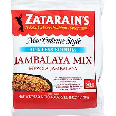 Zatarains Jambalaya Mix Reduced Sodium