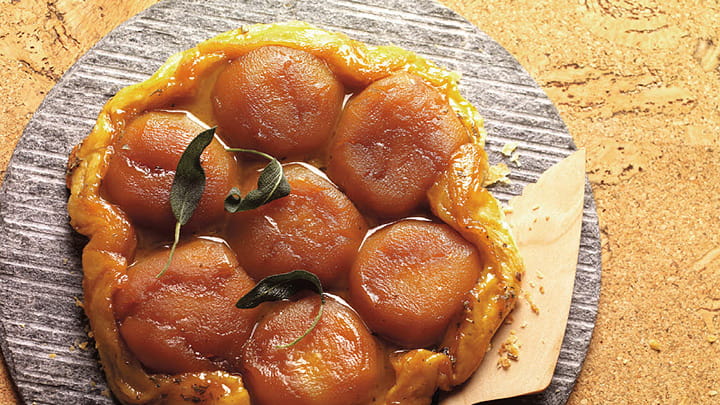 Apple Sage Tarte Tatin
