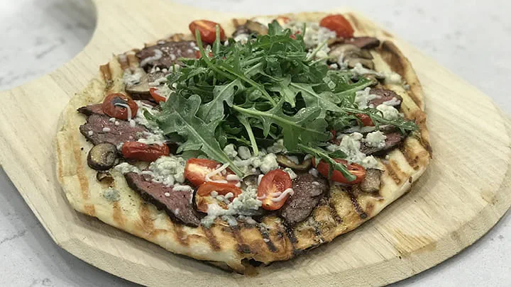 Black and Blue Pizza