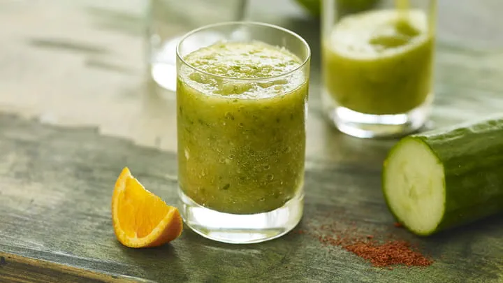 Spiced Cucumber and Apple Morning Boost