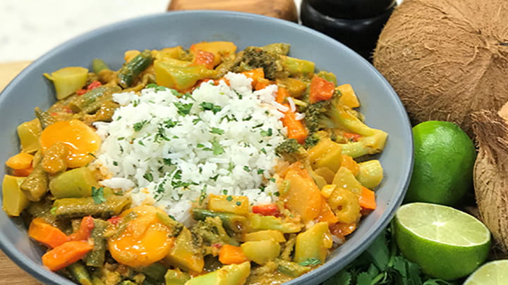 Easy Red Curry Vegetables