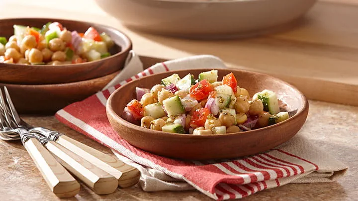 Garlic and Herb Chickpea Salad