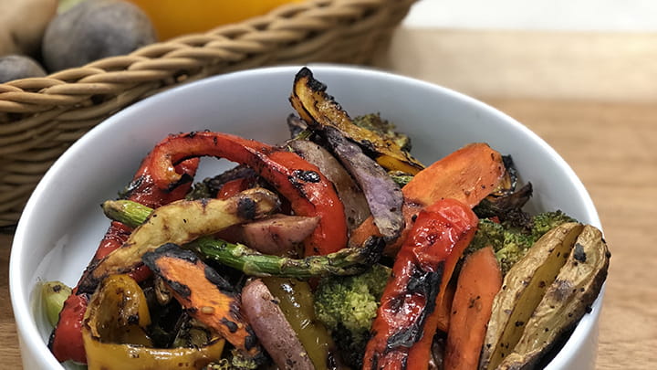 Grilled Vegetables with Montreal Steak Seasoning