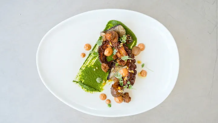 Harissa Glazed Spanish Octopus