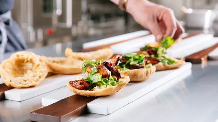 Johnny Cakes with Guacamole