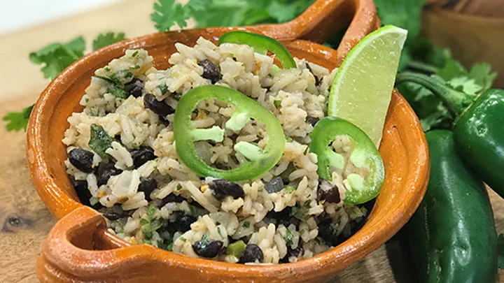 Mojito Lime Black Bean Rice