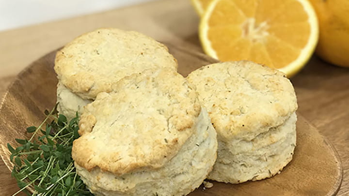 Orange Thyme Biscuits