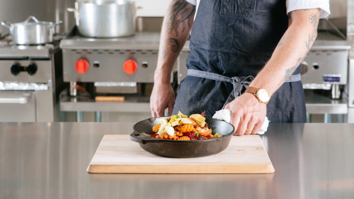 Smoked Brisket Giardiniera Waffle Fries