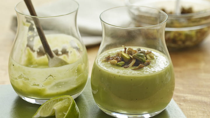 Smoky Avocado and Mushroom Drinkable Soup
