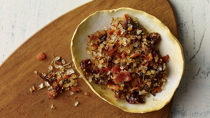 Sour Cherry Bacon and Thyme Salt