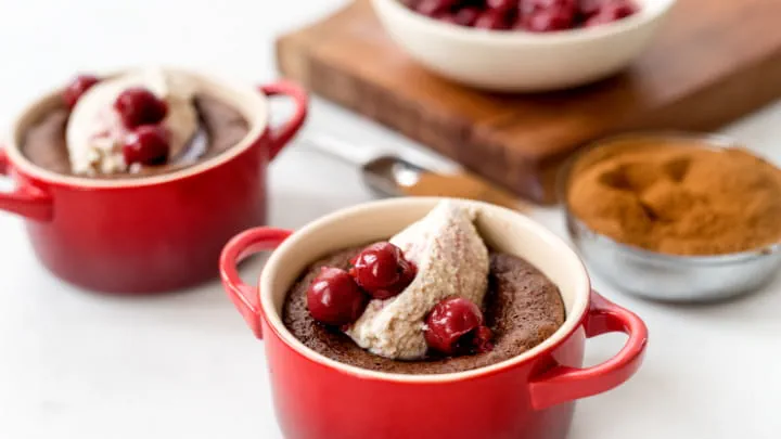 Spiced Dark Chocolate Lava Cake