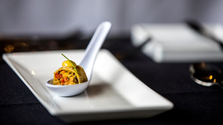 Thai Seafood Crepe Amuse Bouche