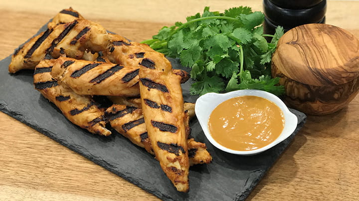 Thai Peanut Chicken Satay