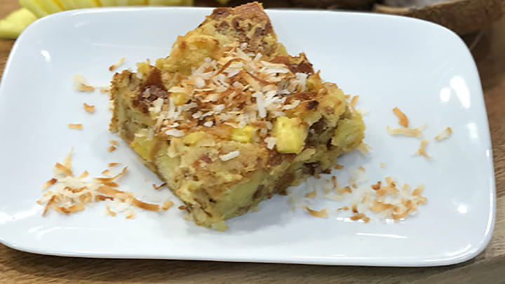 Pina Colada Bread Pudding