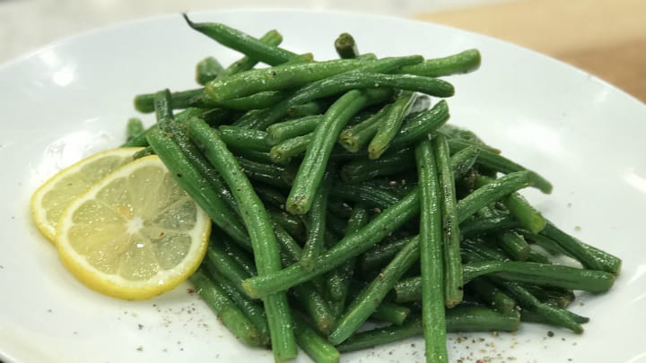 Zesty Lemon Pepper Haricot Vert