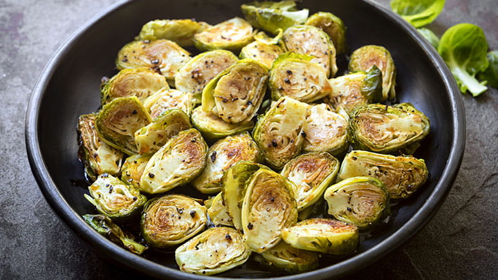 Honey Zaatar Brussels Sprouts