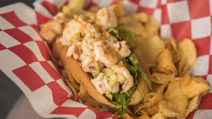 Franks Buffalo Shrimp Roll