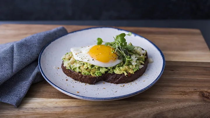 Pumpernickel Avocado Toast