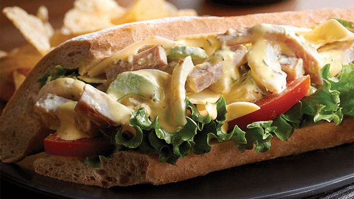 Brew Pub Ham and Egg Salad Sandwich