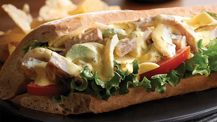 Brew Pub Ham and Egg Salad Sandwich